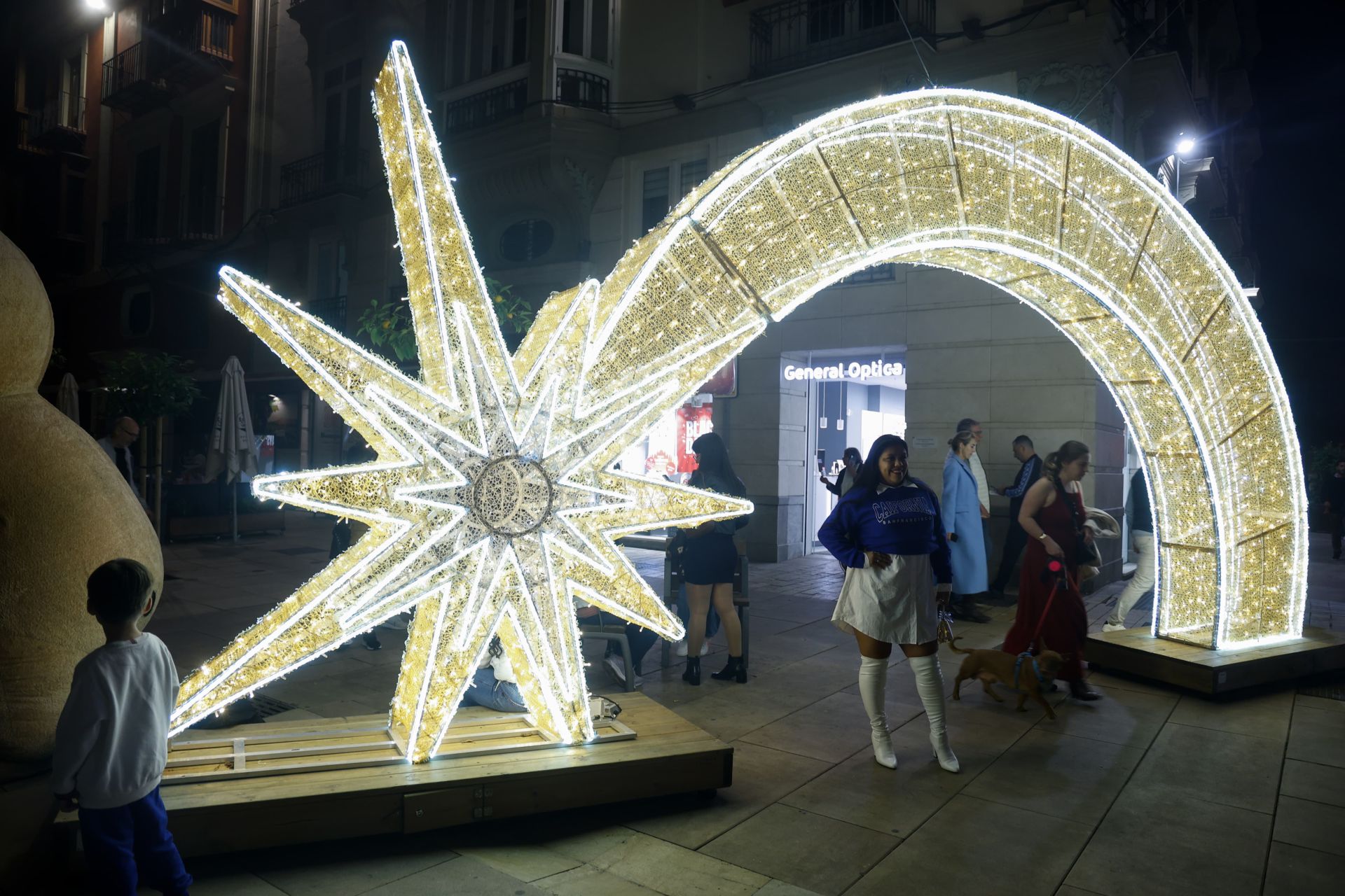 Malaga&#039;s big Christmas switch-on - in pictures